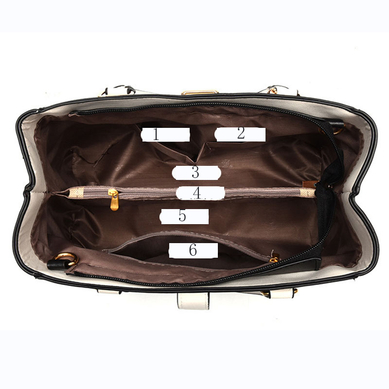 Sac à main de créateur de luxe pour femme, sac à bandoulière, grande capacité, simple, élégant, nouvelle marque, 2024 AI0001 – Image 2
