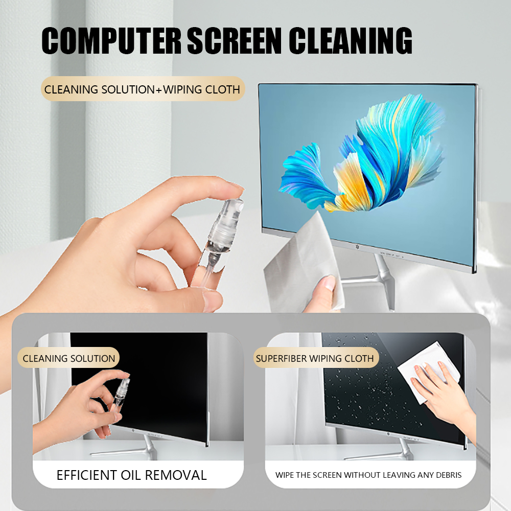Kit de livres 7 en 1 pour clavier, brosse de nettoyage d'écran d'écouteurs, outils ménagers pour AirPods, touches de téléphone, kit de livres AI0001 – Image 2