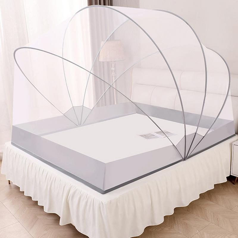 Moustiquaire portable en maille pliable pour adultes, tente de camping, lit, modifications, simple, respirant AI0001 – Image 3