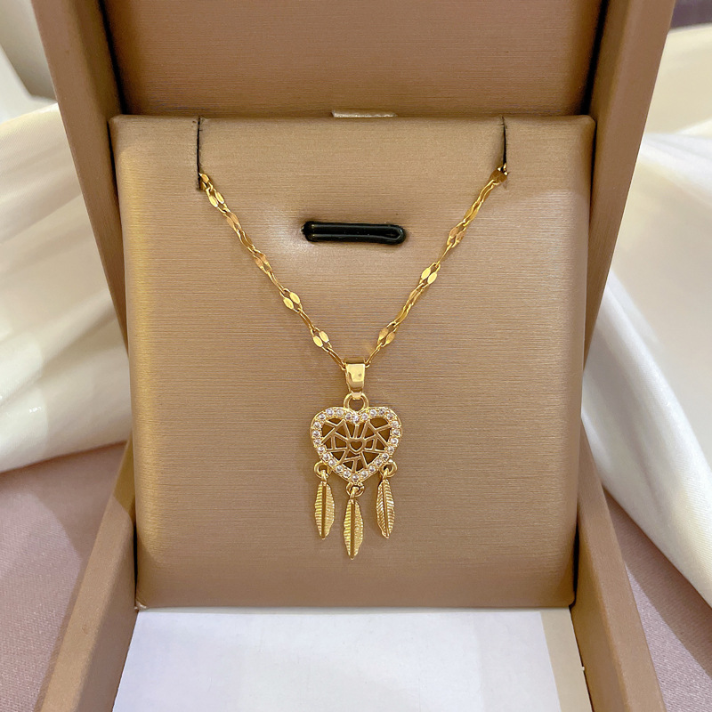 SION L-Collier Minimaliste en Acier Inoxydable pour Femme, Ras du Cou, Pendentif Pompon, Bijoux Chimie, Livraison Gratuite AI0001