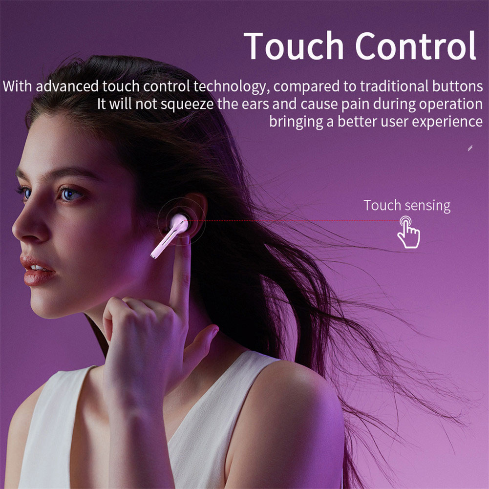 Xiaomi-Écouteurs intra-auriculaires sans fil J18, HiFi, stéréo avec microphone, Bluetooth, tactile, étanche, antibruit, divers écouteurs AI0001 – Image 2