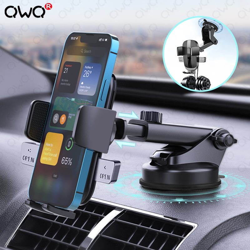 Support de téléphone de voiture réglable à ventouse, support GPS, accessoires de support, étuis pour iPhone 15 13 12 14 Pro Max Xiaomi Samsung Huawei AI0001 – Image 7