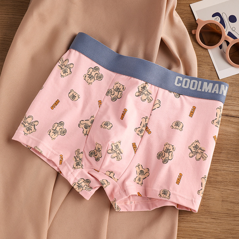 EXILIENS-Sous-vêtements en coton pour hommes, marque Bear, Callogging Welfare los Slips zones bre, Boxers pour hommes, Culottes pour hommes M-3XL K45-JH AI0001 – Image 6