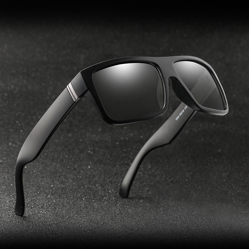 2024 Carré lunettes de Soleil Hommes Polarisation Conduite Sport Lunettes de Soleil Pour Hommes Mâle UV400 Noir Lunettes Accessoires AI0001 – Image 2