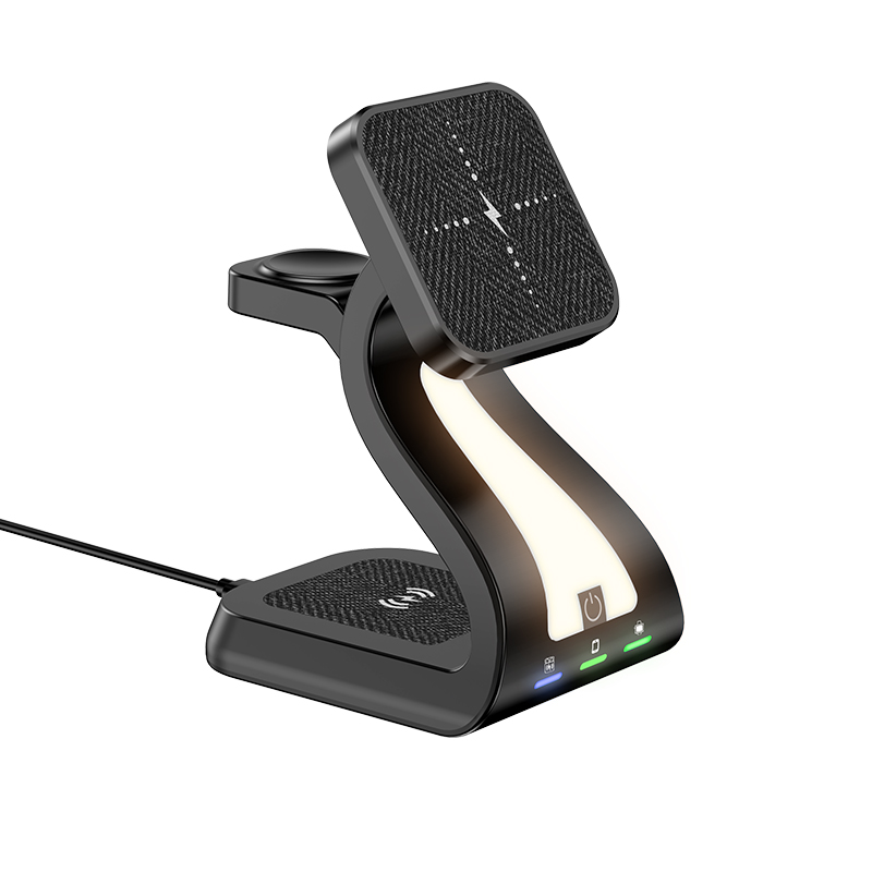 15W Wireless Charging Dock Station 3 in 1 Chargers Stand for iPhone 13 12 Pro Max Mini Apple Watch 7 6 SE 5 4 3 Airpods 2 3 Pro AI0001 – Image 2