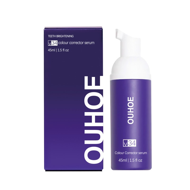 Dentifrice en Mousse V34, 45ml, pour Blanchiment des Dents, Jaune, Remodelé, SAF, Hygiène Buccale, 2024 AI0001 – Image 2