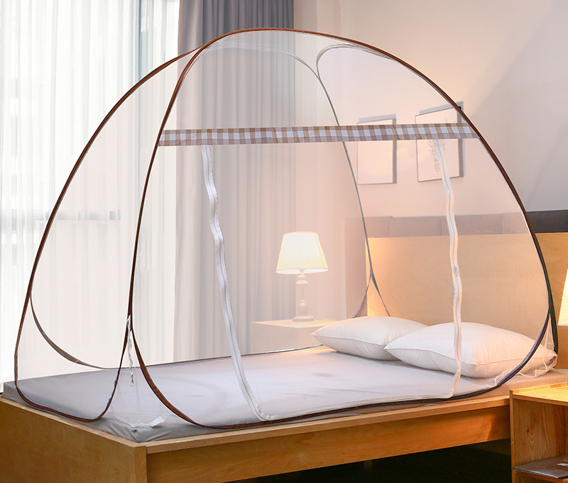 YSigned-Moustiquaire pour Lit Simple et Double, Tente de Lit pour Enfants, Décoration de Maison en Plein Air, Nouvelle Collection AI0001 – Image 5