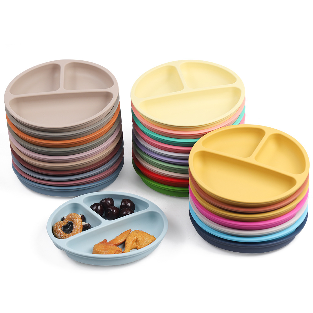 Ensemble d'alimentation en silicone pour bébé, 9 pièces, bol à ventouse, assiette, cuillère, fourchette, bavoir, tasse, non ald AI0001 – Image 6