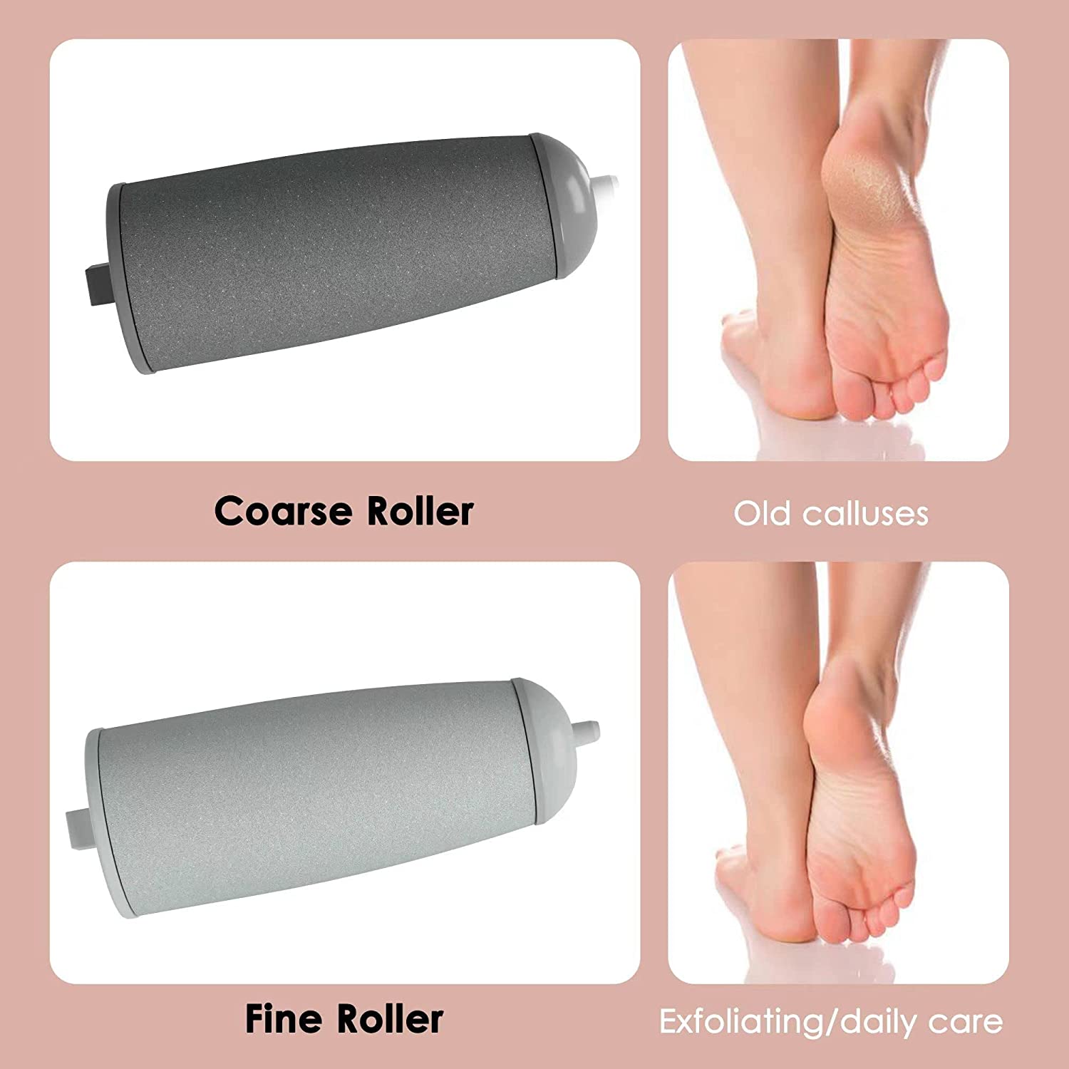 Lime électrique professionnelle pour pédicure, appareil pour enlever les callosités, les talons, les cors, rouleau AI0001 – Image 3