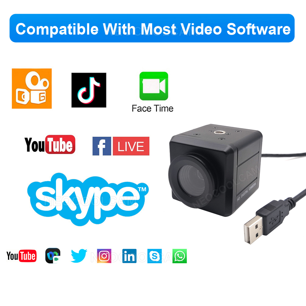 Webcam industrielle 4K, 8MP, autofocus, USB, mini caméra, capteur IMX179, OTG, UVC, Plug and Play, pour réunion, numérisation de documents AI0001 – Image 3
