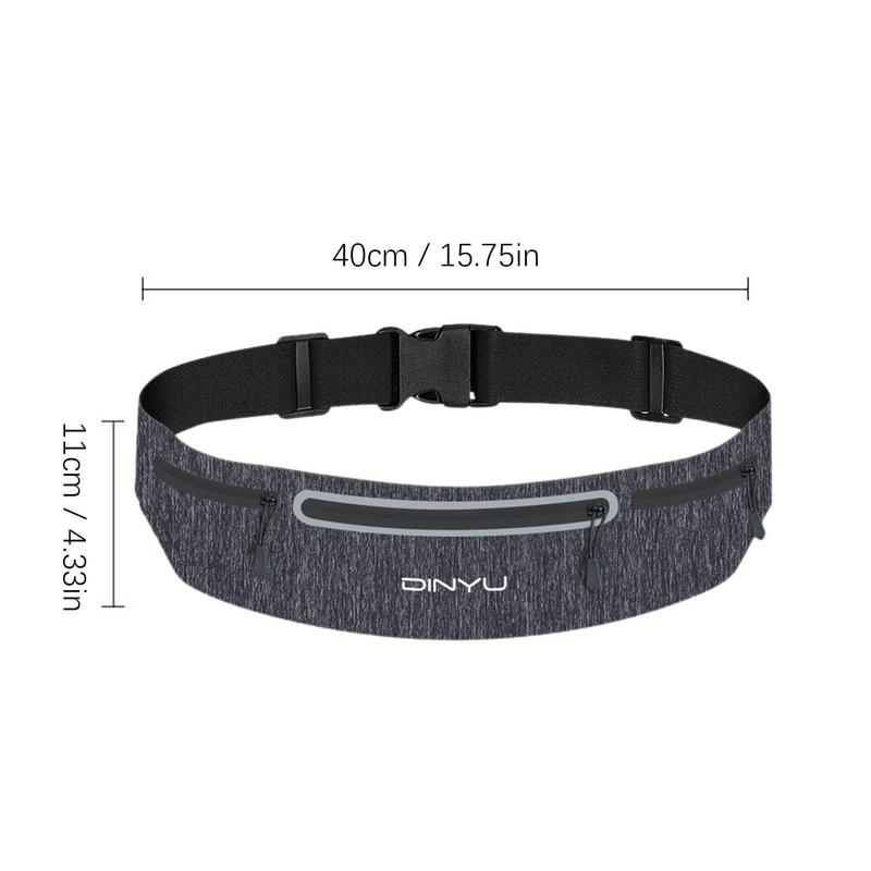 Sac banane étanche pour hommes et femmes, ceinture de course, portefeuille en poudre, support de téléphone portable, sac de taille de sport AI0001 – Image 5