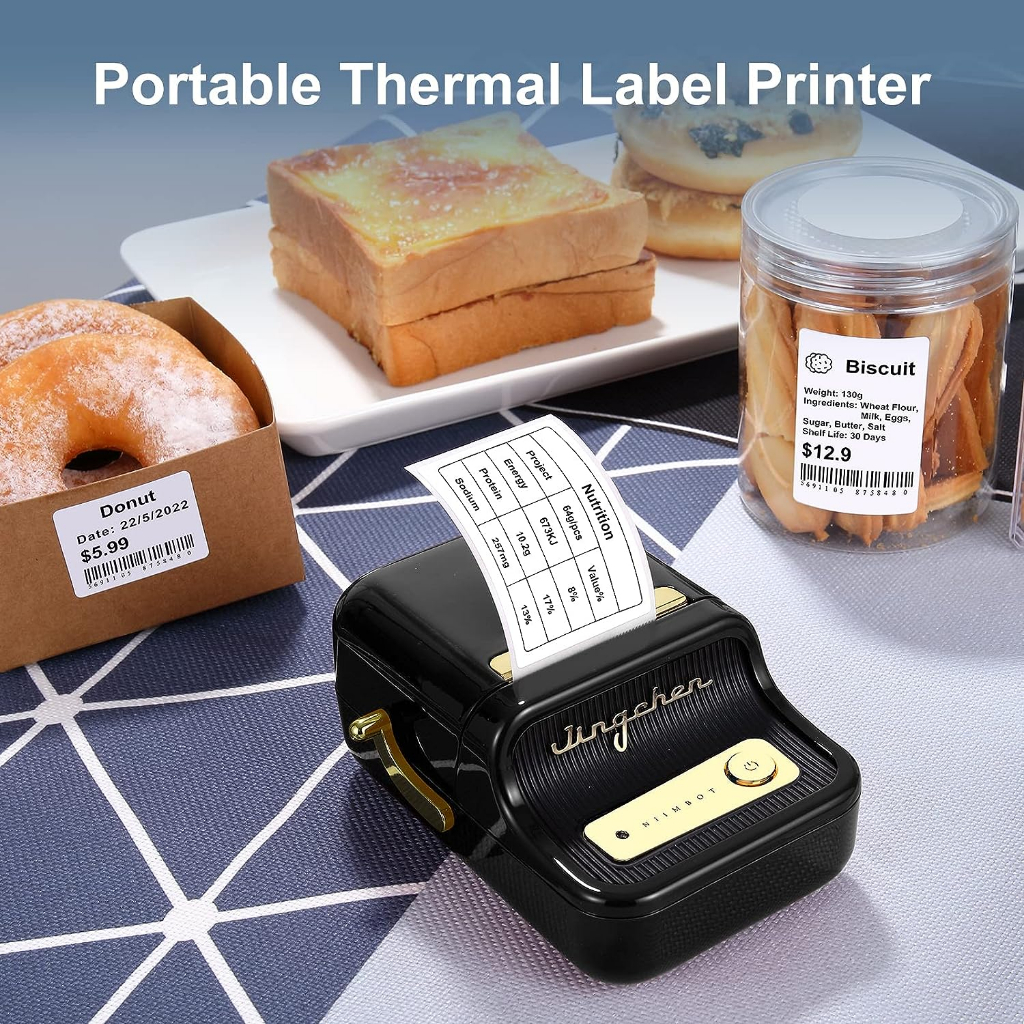 NIIMBOT-Imprimante thermique portable Bluetooth B21, étiqueteuse, autocollant, code-barres, prix des marchandises AI0001 – Image 4