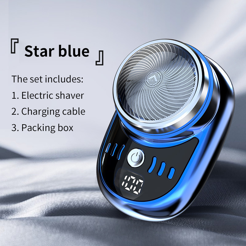 Mini rasoir électrique aste USB pour hommes et femmes, rasoir portable étanche, rasoir de voyage diversifié, modèle 2024 brillant amélioré AI0001 – Image 7