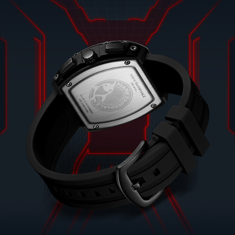 Montres à quartz étanches pour hommes, marque de luxe, Fairwhal, boîtier en résine, montres de sport, chronographe, date automatique, horloge, mode, offre spéciale AI0001 – Image 4