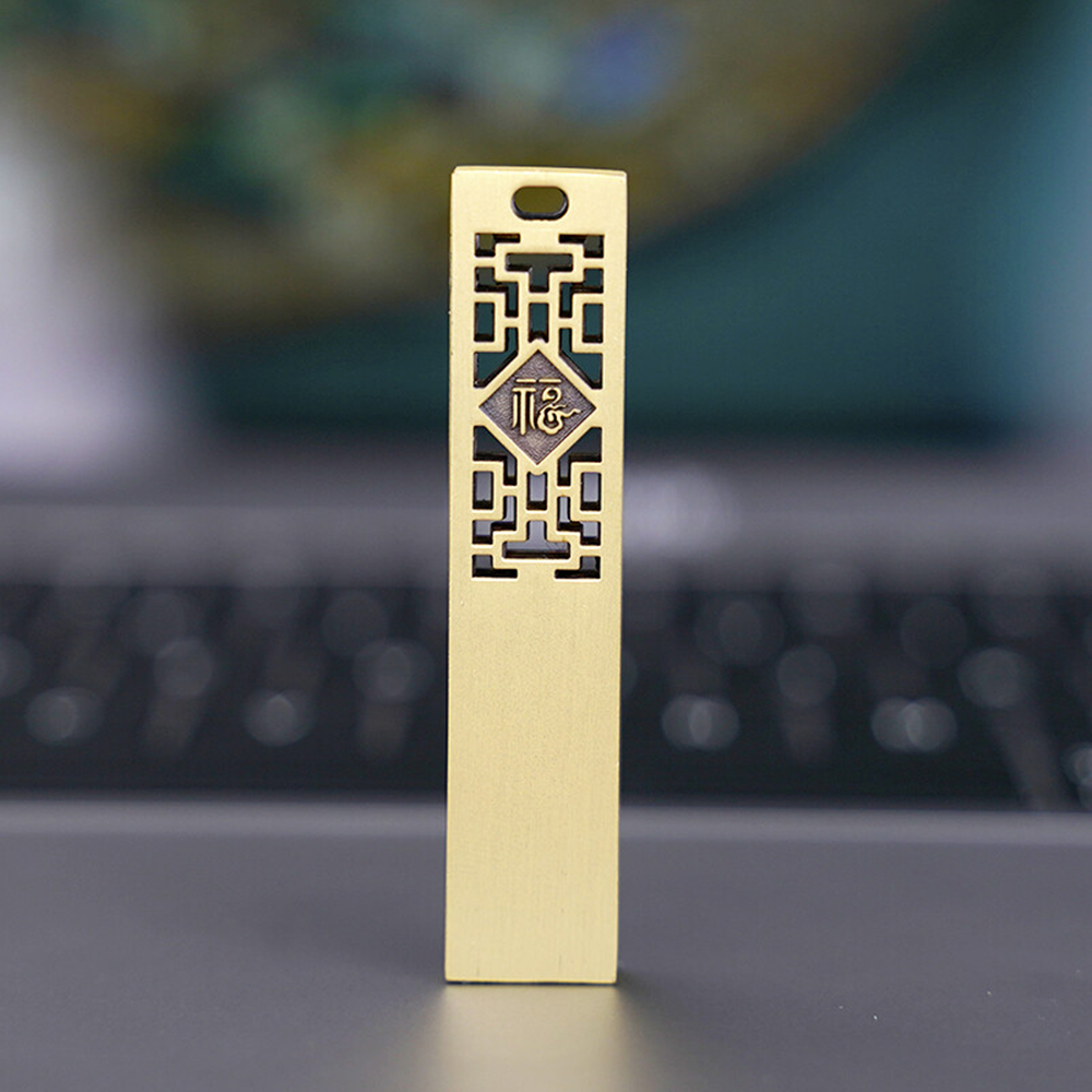 BINFUL – clé USB en métal style chinois, support à mémoire de 16GB 32GB 512GB 256GB 64GB, lecteur Flash créatif, LOGO personnalisé AI0001 – Image 5