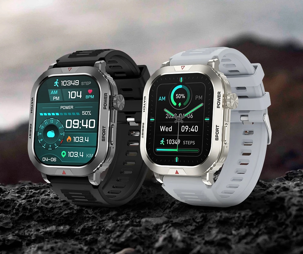 Montre intelligente avec moniteur de santé dynamique, suivi de la température, écran tactile, modes multi-sports, Xiaomi 14 Ultra Redmi Note 13 Pro 12 AI0001 – Image 5