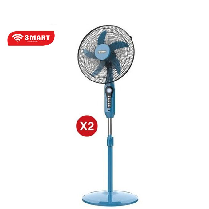 SMART TECHNOLOGY VENTILATEURS SMART RECHARGEABLE 16" -STV-673- ST00158 – Image 3