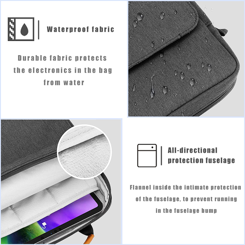 Sacoche de maquillage pour tablette, étui pour Samsung Galaxy Lite, Galaxy iPad Pro 11, 12.9, iPad Mini Air 9.7, 9-11 pouces, Macbook Air M1 AI0001 – Image 4
