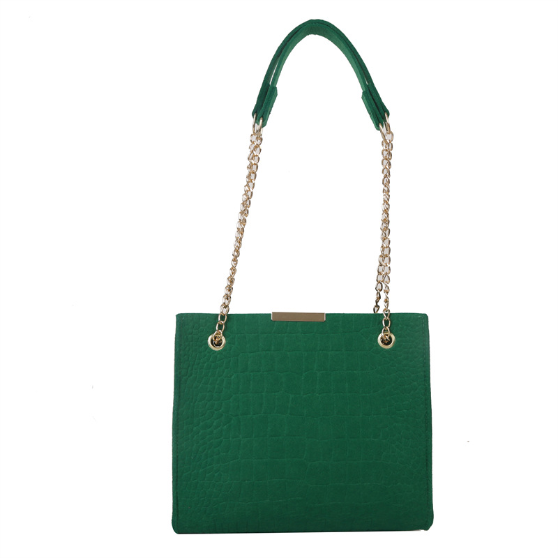 Sac à main en feutre à motif de gril pour femme, petite poignée sous les bras, pochette de luxe solide, sac à main pour document féminin, initié, nouvelle mode, 2024 AI0001 – Image 2