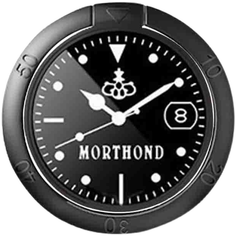 Anneau de support universel rotatif à 360 degrés pour téléphone portable, horloge noire, tout en métal, accessoires de téléphone AI0001 – Image 3