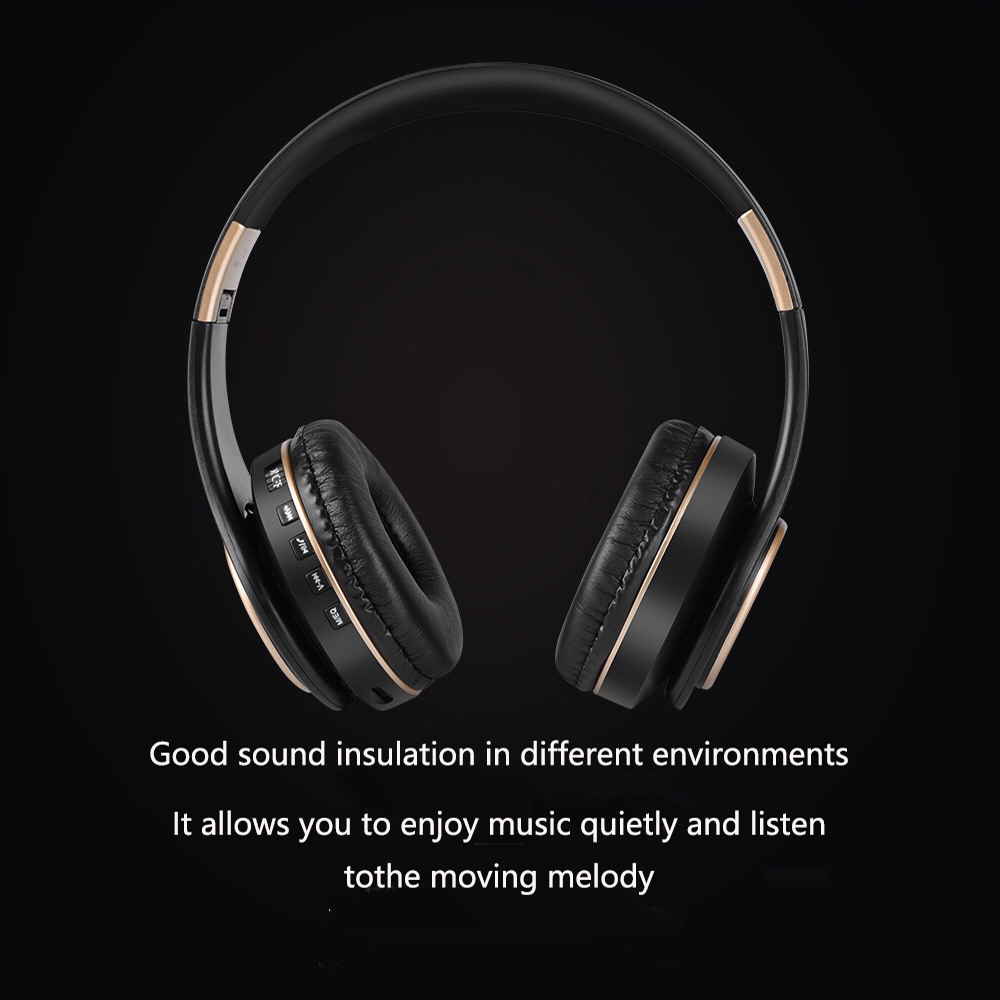 Casque de jeu sans fil Bluetooth, écouteurs T8, casque audio PC, supra-auriculaire pliable avec câble et micro, aides auditives, vente AI0001 – Image 5