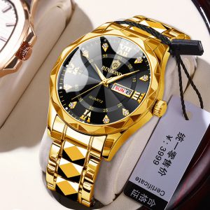 Montres à quartz étanches pour hommes, montres-bracelets à grand cadran pour hommes, montre de sport en acier inoxydable, affaires de luxe, marque supérieure AI0001