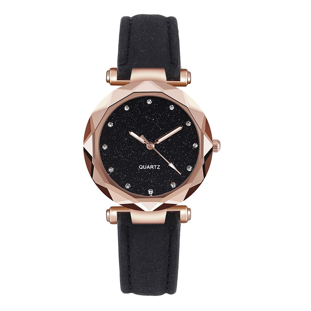 Montre de luxe à quartz pour femmes, bracelet en cuir, à la mode AI0001 – Image 2