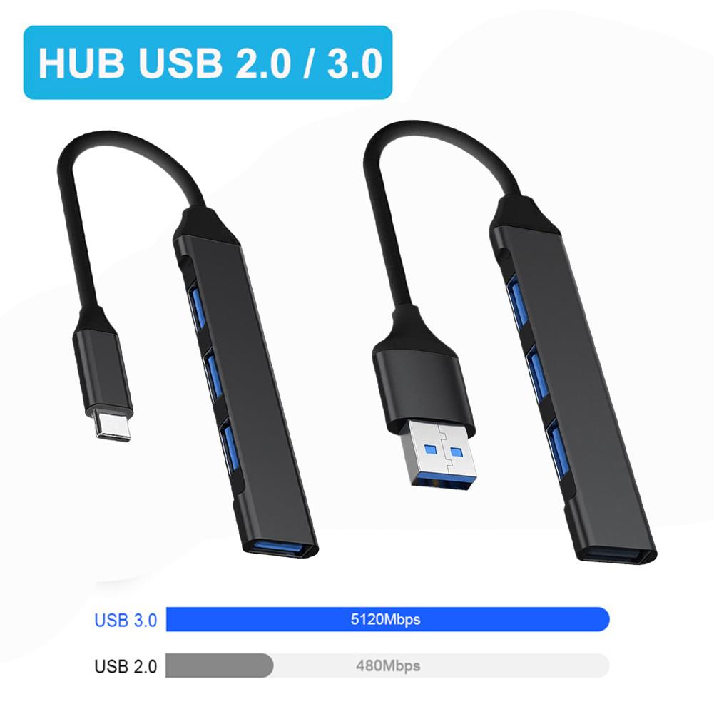 Répartiteur USB 3.0, 2.0, 4 ports, adaptateur secteur, extenseur multiple, accessoires informatiques AI0001 – Image 5