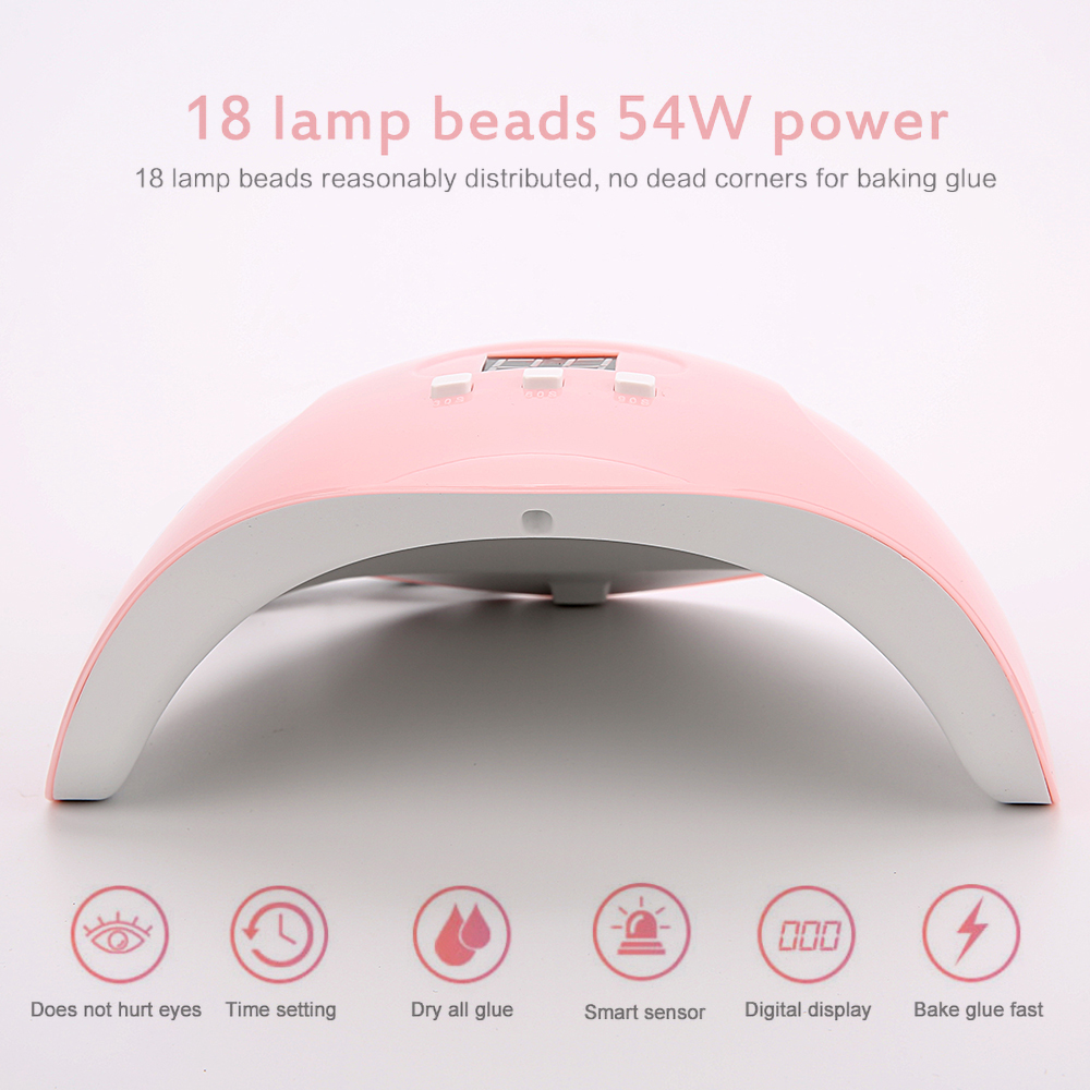 Lampe de séchage de vernis à ongles aste USB, lampe LED UV, capteur intelligent, outil de séchage chauffant, 36W, N64.Lamp AI0001 – Image 6