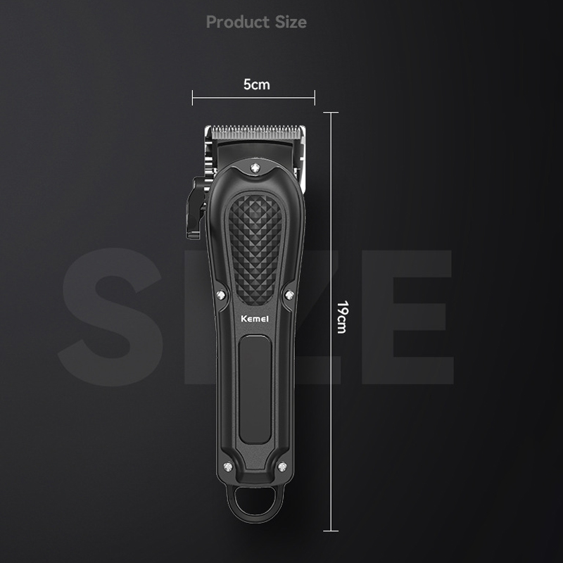 Kemei – tondeuse à cheveux électrique rechargeable sans fil pour hommes, rasoir puissant pour barbe, coupe de cheveux réglable AI0001 – Image 4