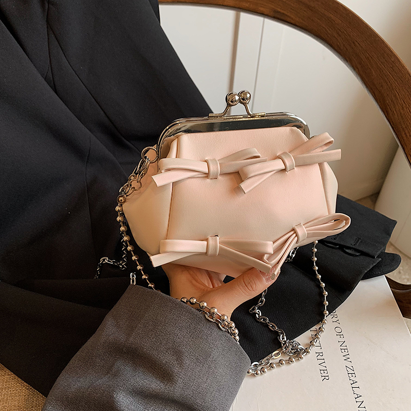 Sacs à bandoulière en PU avec nœud pour femmes, sacs initiés à la mode, haute qualité, polyvalent, simplicité, offre spéciale AI0001 – Image 6