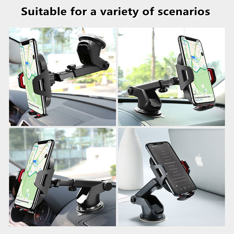 Support de téléphone de voiture à ventouse, support de montage, support de cellule mobile GPS, iPhone 13 12 11 Pro Max X 7 8 Xiaomi Huawei Samsung AI0001 – Image 4