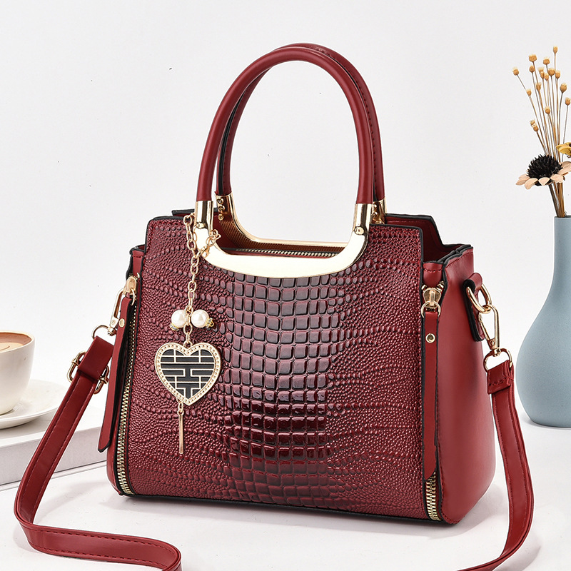 Sac à main en cuir rétro pour femme, sac à bandoulière design, portefeuille unique, populaire, luxe, 2024 AI0001