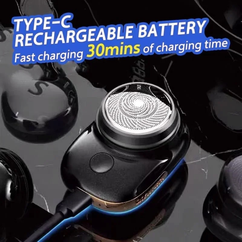 Mini rasoir électrique aste USB pour hommes et femmes, rasoir portable étanche, rasoir de voyage diversifié, modèle 2024 brillant amélioré AI0001 – Image 3