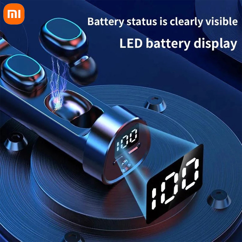XIAOMI-Écouteurs intra-auriculaires Bluetooth N21 TWS, son 8D, casque de jeu, écouteurs sans fil étanches, affichage LED avec micro AI0001 – Image 2