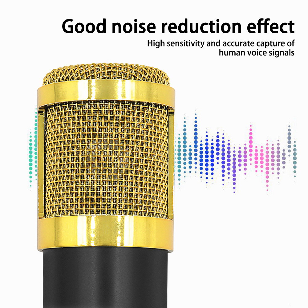 Microphone professionnel sans fil Bluetooth, connexion pour PC, karaoké, studio de diffusion en direct, BM800 AI0001 – Image 6
