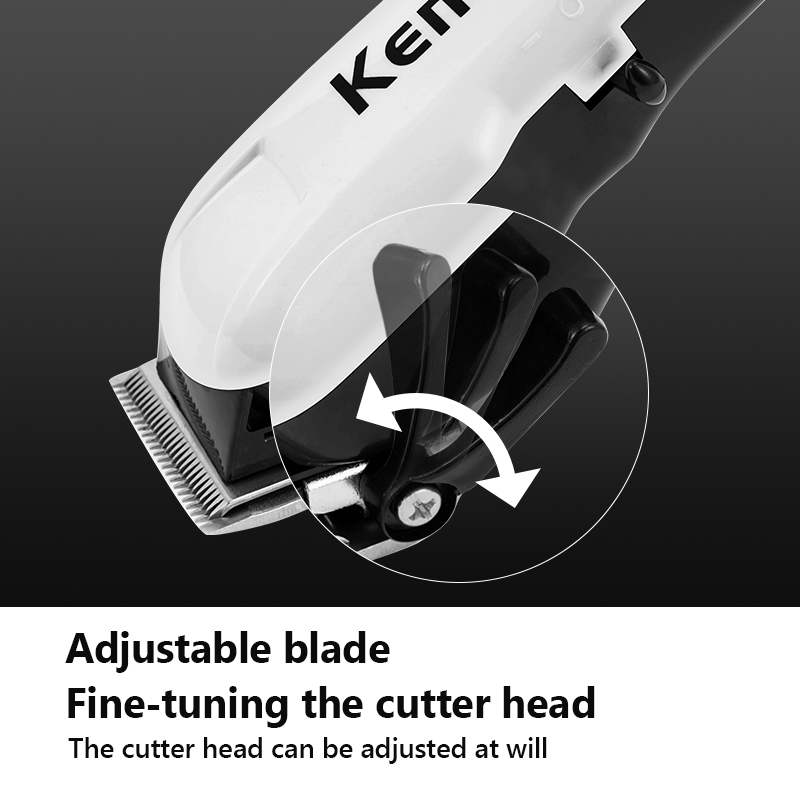 Kemei KM-809A Tondeuse à cheveux aste professionnelle, Tondeuse à cheveux professionnelle LCD AI0001 – Image 3