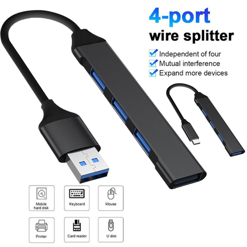 Répartiteur USB 3.0, 2.0, 4 ports, adaptateur secteur, extenseur multiple, accessoires informatiques AI0001 – Image 6