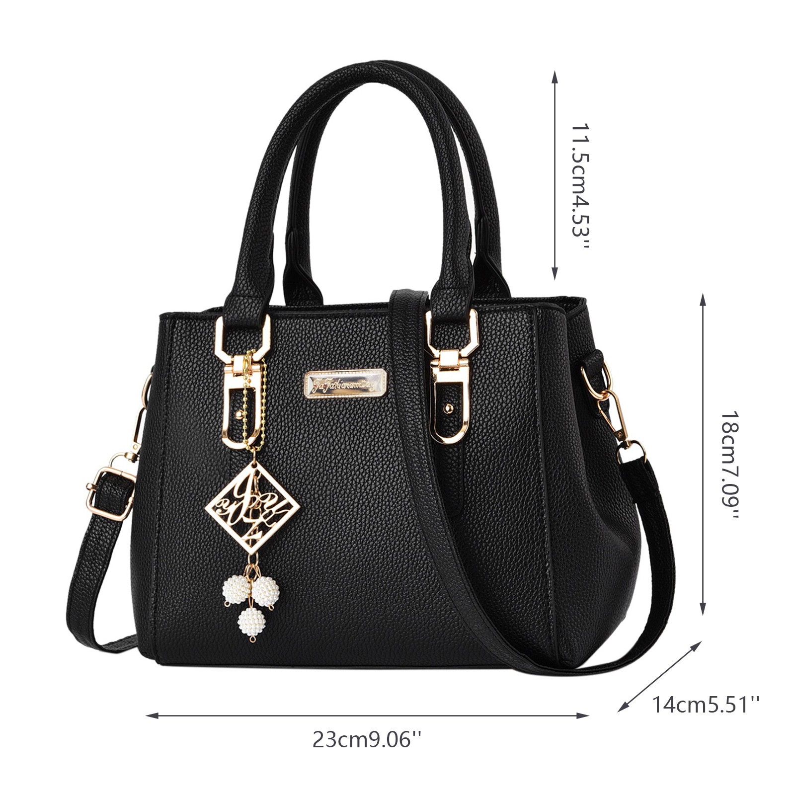 Sac à main en cuir de grande capacité pour femme, sac messager décontracté, fourre-tout pour femme, mode de luxe, sacs initiés AI0001 – Image 2