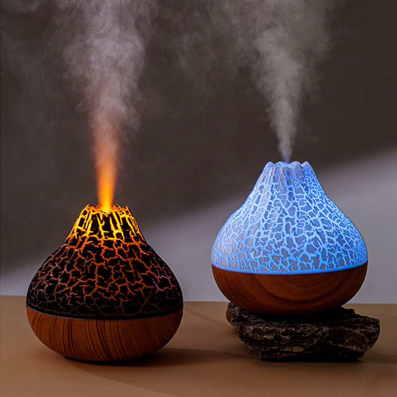 Humidificateur d'air électrique de bureau avec USB, vaporisateur d'eau, supporter ficateur, désodorisant, nuit de 7 couleurs, 300ml AI0001 – Image 6