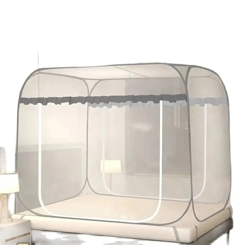 Moustiquaire à double porte en maille de cryptage, moustiquaire YSigned, plein astronomique, carré, haut, grand espace, ménage, été AI0001 – Image 6