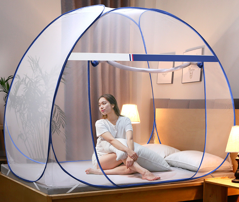 YSigned-Moustiquaire pour Lit Simple et Double, Tente de Lit pour Enfants, Décoration de Maison en Plein Air, Nouvelle Collection AI0001 – Image 6