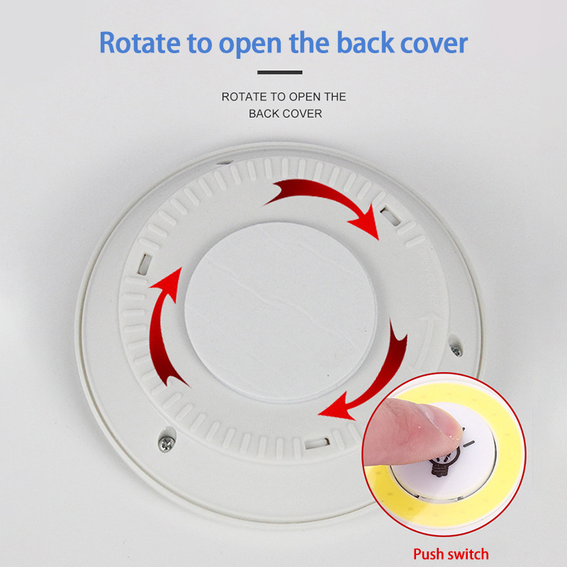 Lumière LED sans fil intelligente pour cuisine, lampes à intensité variable sous les meubles, chambre à coucher, éclairage de garde-robe rond avec télécommande AI0001 – Image 5