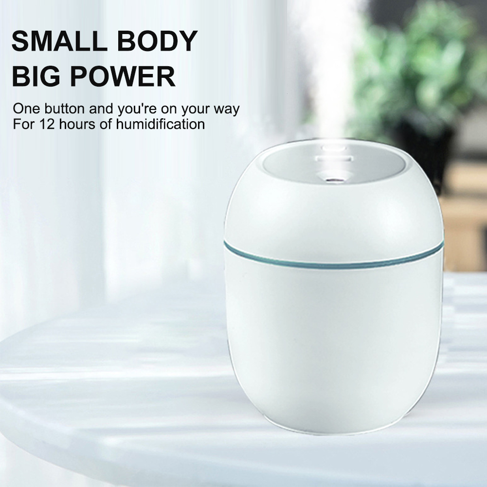 Humidificateur d'air portable USB, diffuseur d'huiles essentielles, 2 modes, arrêt automatique avec lumière LED, brumisateur pour la maison et la voiture, vapeur pour le visage, 250ml AI0001 – Image 2
