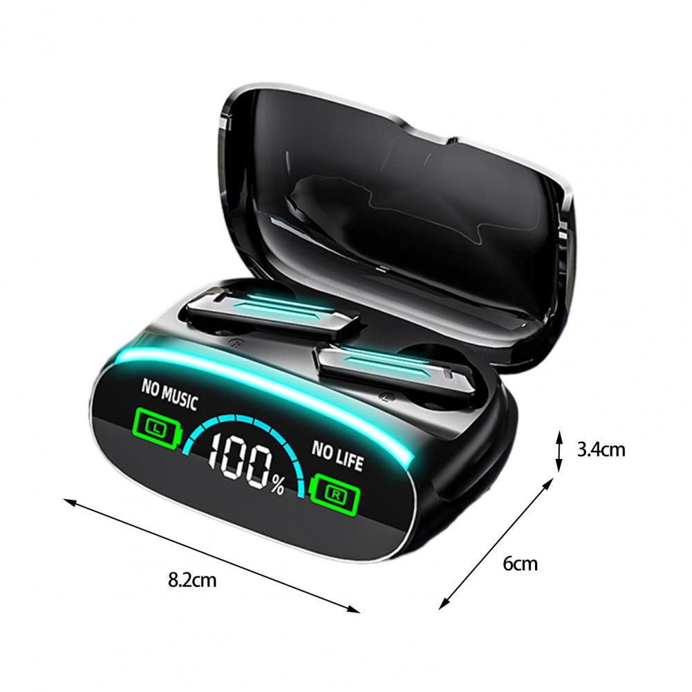 Écouteurs Bluetooth V5.2 TWS, oreillettes sans fil, affichage LED, batterie externe, casque avec Microphone, 3500mAh AI0001 – Image 2