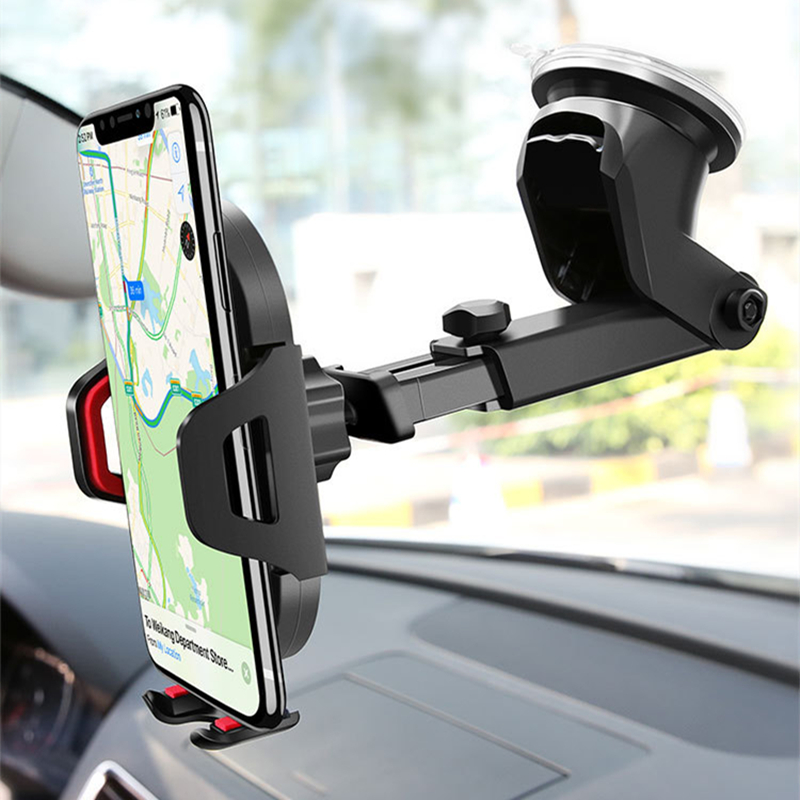 Support de téléphone de voiture à ventouse, support de montage, support de cellule mobile GPS, iPhone 13 12 11 Pro Max X 7 8 Xiaomi Huawei Samsung AI0001