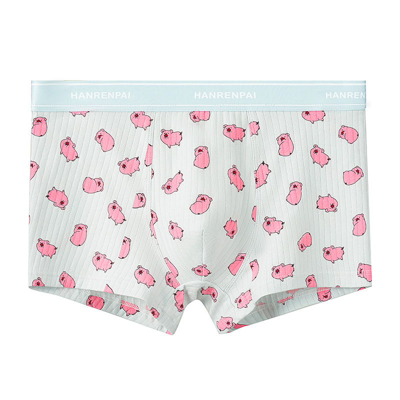 Bloom the love-Boxer en coton overpour hommes, sous-vêtements, callogging bien-être los slips zones bre hommes boxers Cuecas masculinas homme culotte M-3XL E088 AI0001 – Image 3