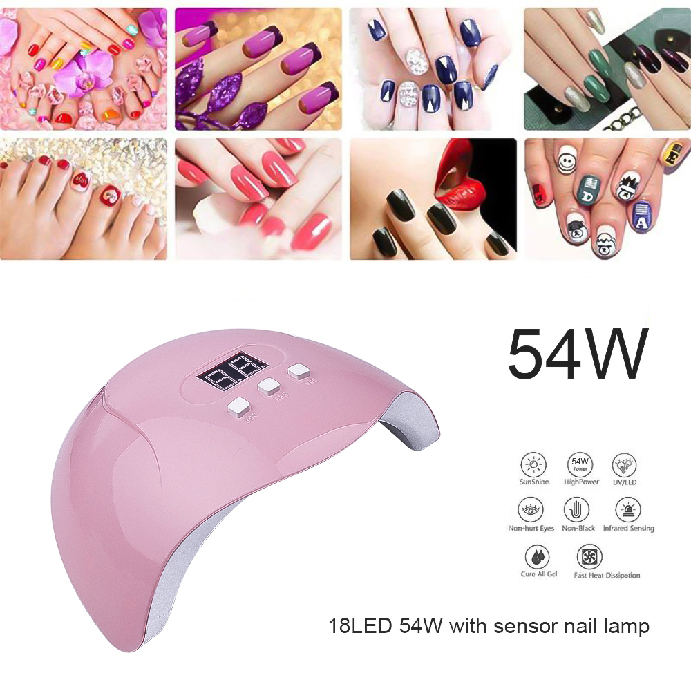Lampe de séchage de vernis à ongles aste USB, lampe LED UV, capteur intelligent, outil de séchage chauffant, 36W, N64.Lamp AI0001 – Image 5