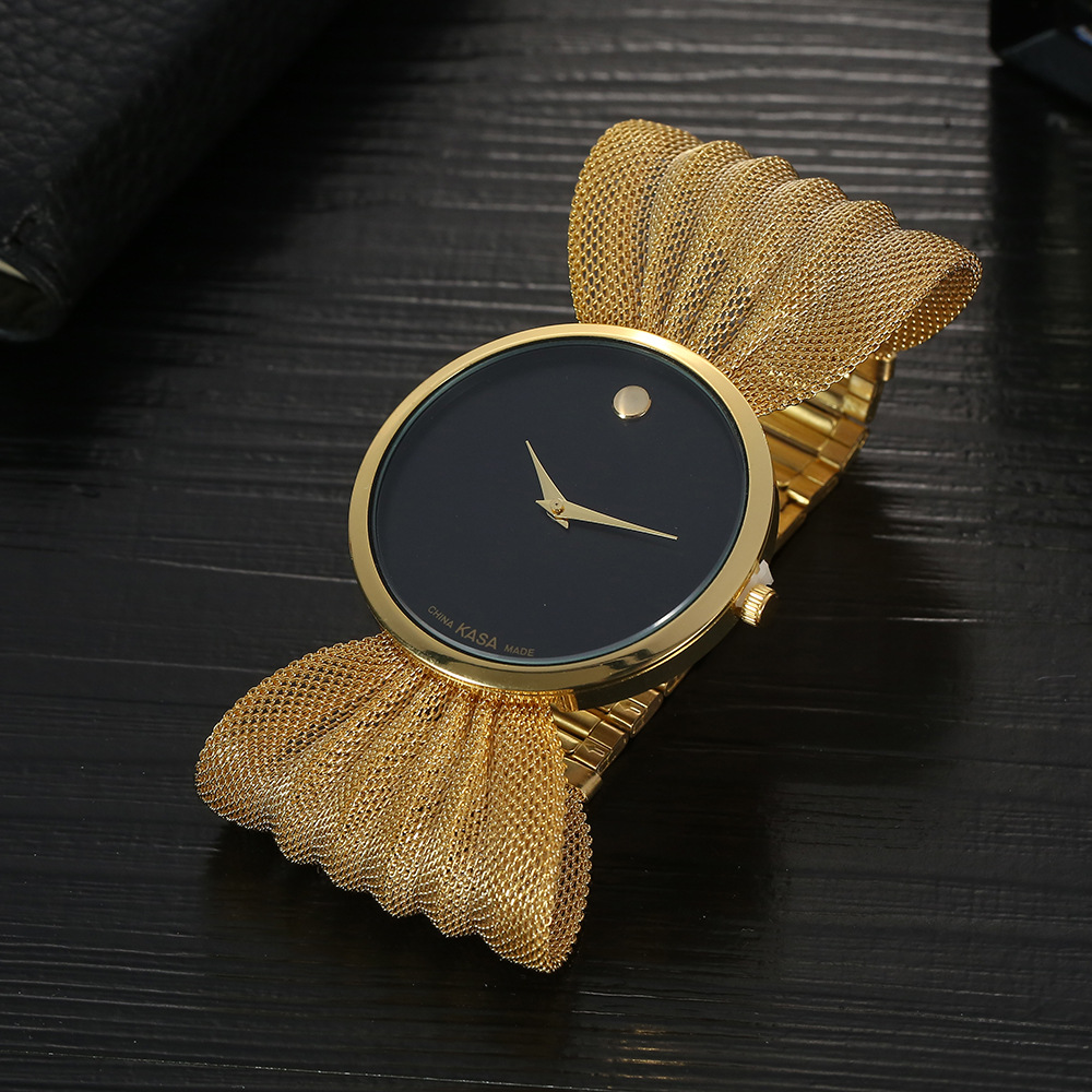 Montre avec Bracelet en maille pour femmes, ensemble Simple, à la mode, de luxe, à Quartz, boîte cadeau pour dames, livraison directe AI0001 – Image 5