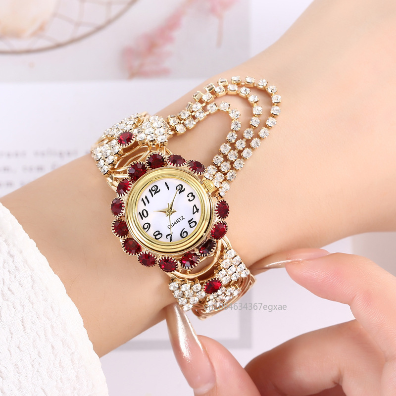 Montre-bracelet à quartz magnétique pour femme, montre-bracelet pour femme, robe de sport pour femme, cadran rose, horloge de luxe AI0001 – Image 6